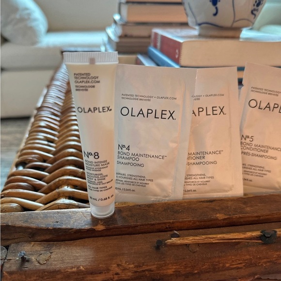 All new. Olaplex bundle. No. 8 Bond Intense Moisture Mask. No.4 and No.5 shampoo - Picture 2 of 2